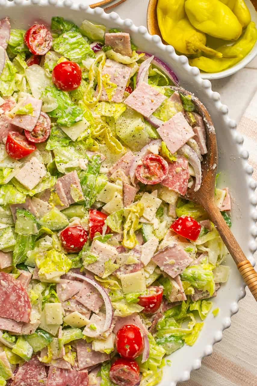Chopped Italian Grinder Salad: Your New Go-To Protein Lunch