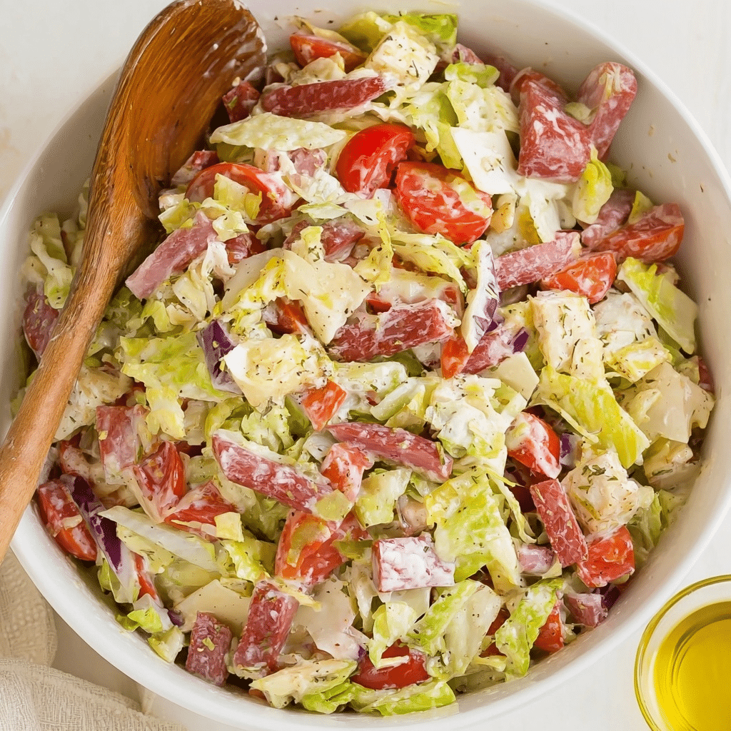 Low-Carb Italian Grinder Salad: Authentic Deli Taste in a Bowl