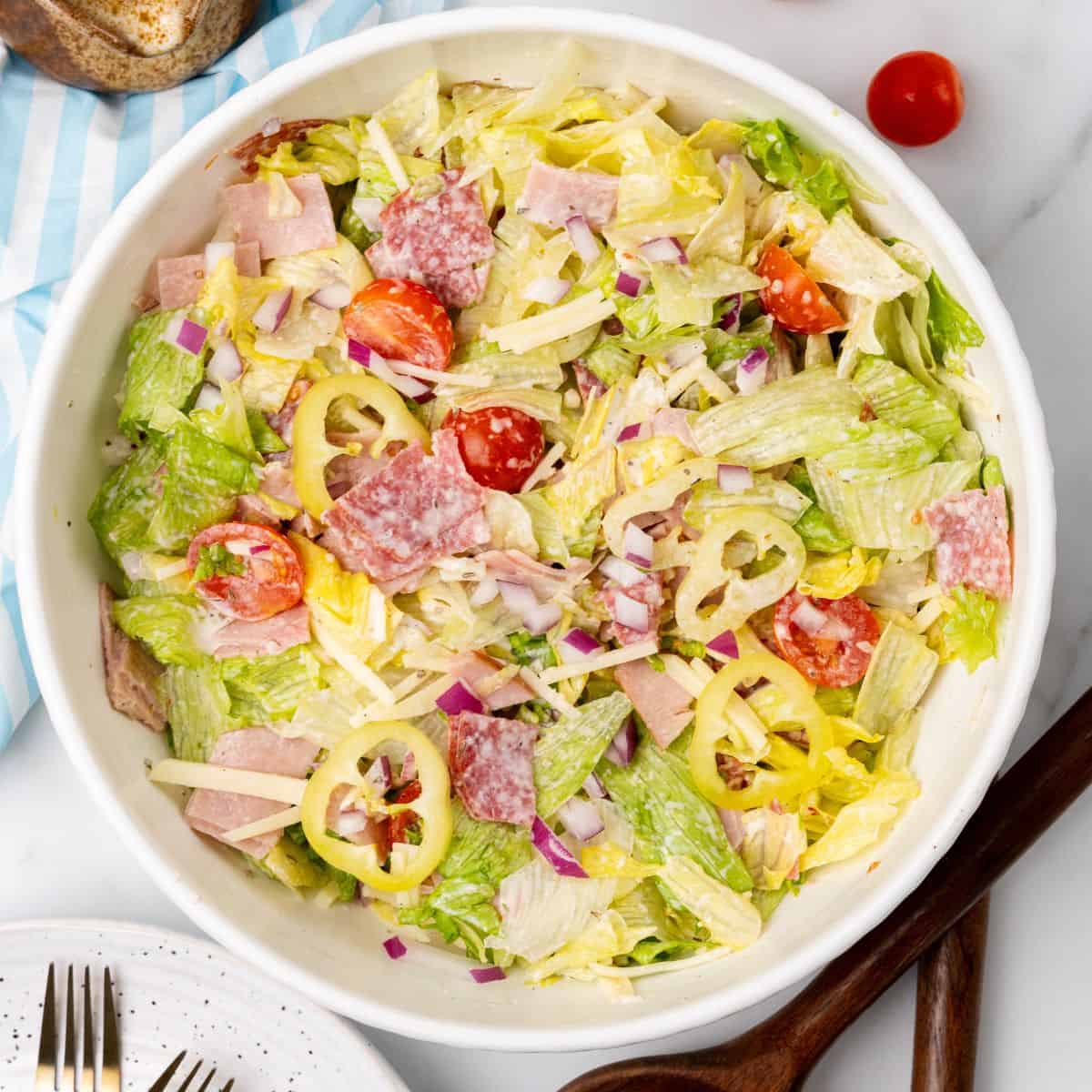 TikTok's Viral Italian Grinder Salad: Sub Flavor, No Bread